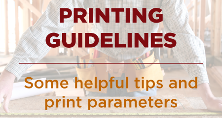 Printing Guidelines